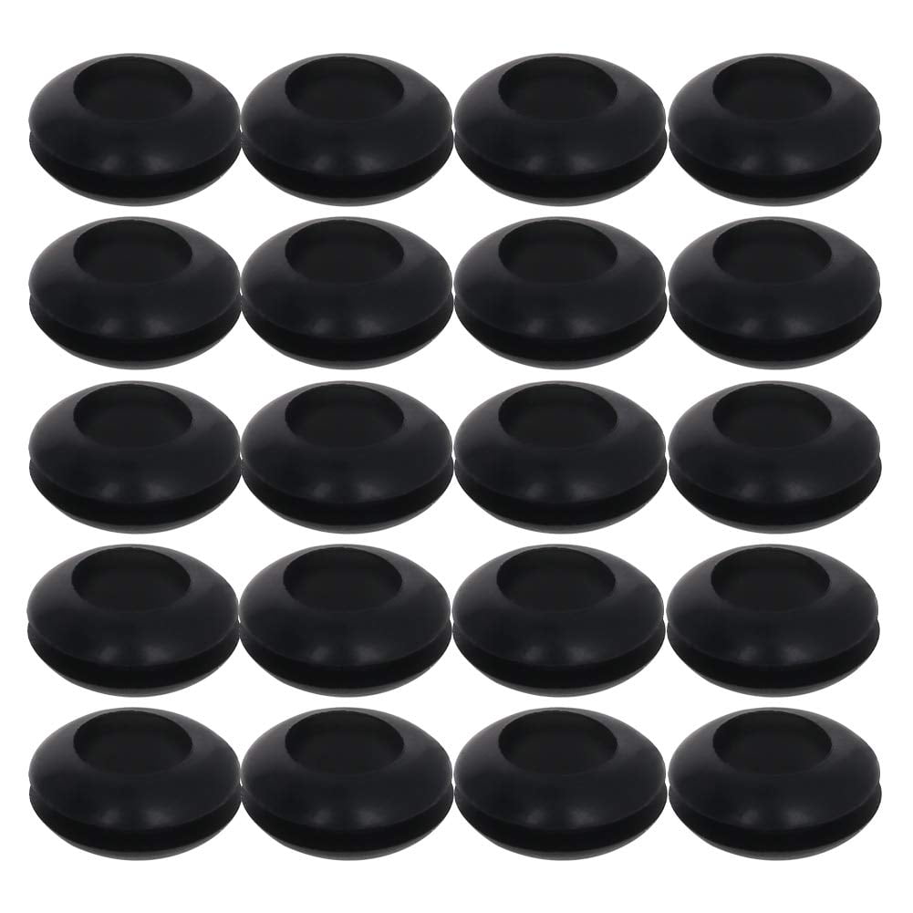 FXY500Pcs Rubber Grommet 10mm Inner Dia Oil Resistant Armature Rubber