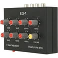 FXY7 Band Sound Equalizer, Output Input, 12dB High Bass Adjustment, Two