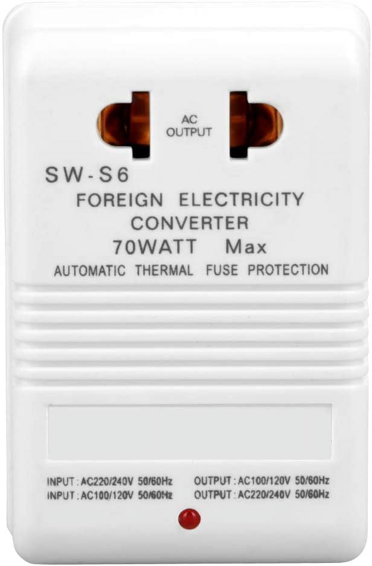 FXY70W 110V/120V to 220V/240V Step up/Down Travel Adapter Voltage