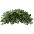 FXYArtificial Flower Swag, Olive Leaves Swag Front Door Garland Faux