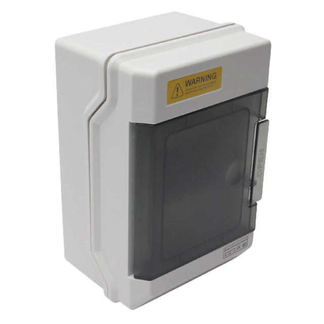 FXYCircuit Breaker Box 4 Way Power Distribution Box PC/ABS Plastic