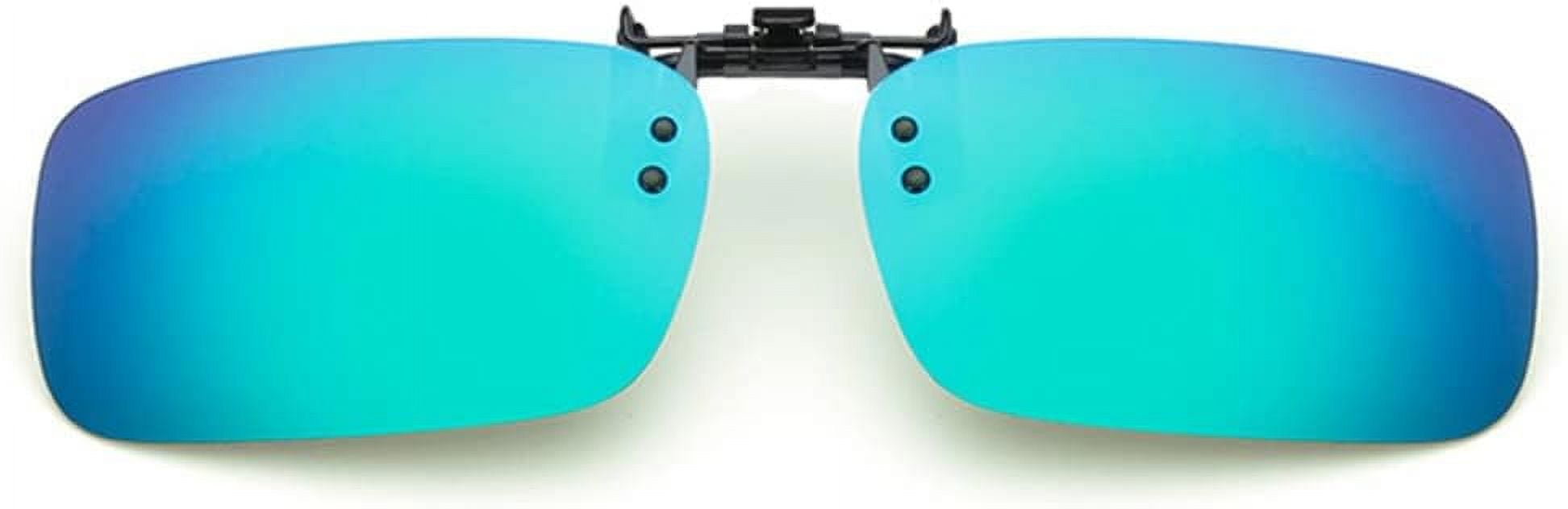 FXYClip on Flip up Polarized Lens For Prescription Glasses, UV