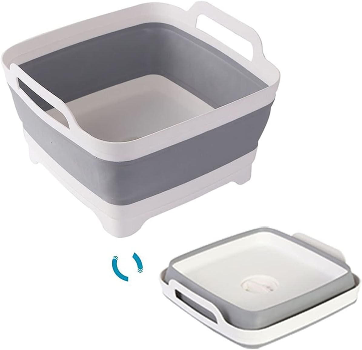 FXYCollapsible Dish Tub Folding Laundry Tub Washing Basin Camping Dish