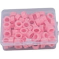 FXYColor Code Rings, Dental Code Rings Easy Installed Silicone 100pcs