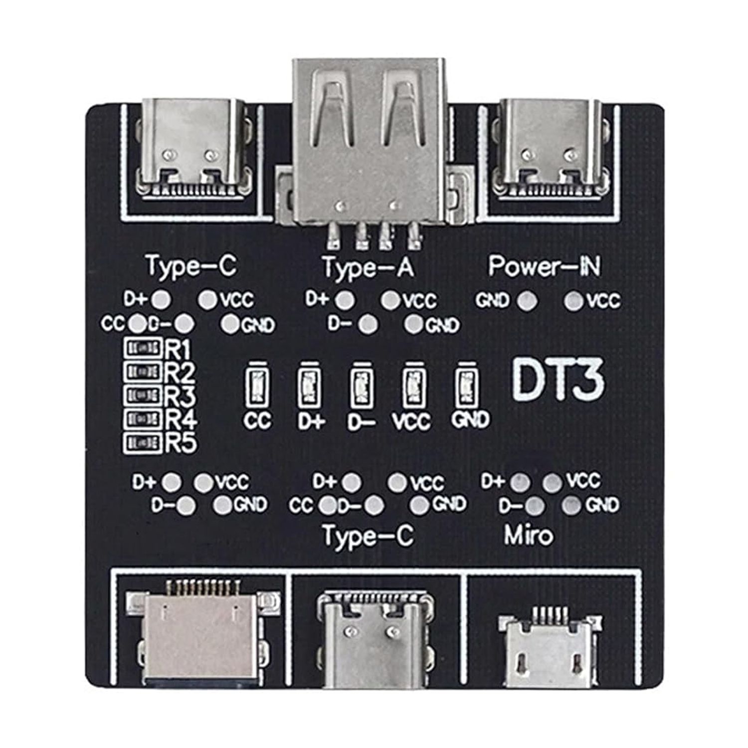 FXYData Line Detection Board for USB Cable Tester Shortcircuit OnOffs