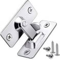 FXYDoor Hasp Latch 90 Degree, Stainless Steel Safety Angle Locking