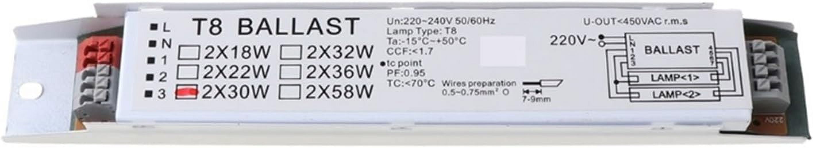 FXYElectronic Ballast 2x18/30/58W Wide T8 Adaptable Electronic