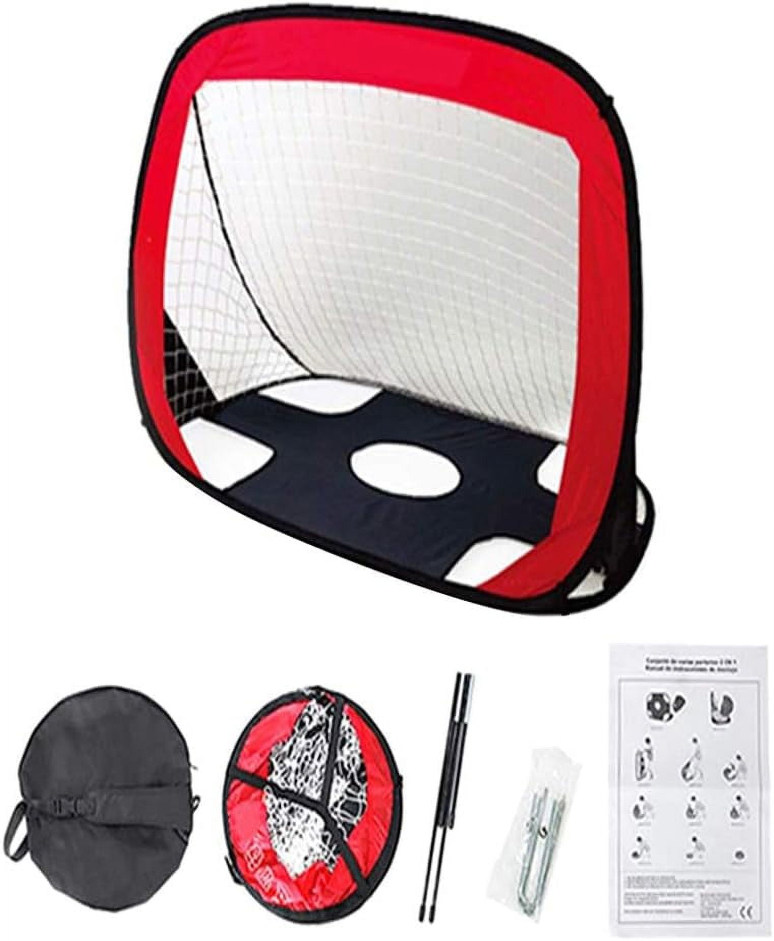 FXYFootball Net Portable Lightweight Foldable Soccer Gate for Kids