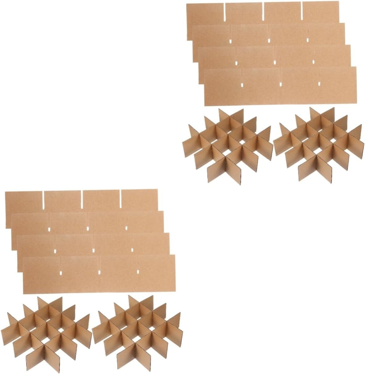 FXYGlass Cell Divider 12 Pcs Shipping Carton Dividers Glass Divider