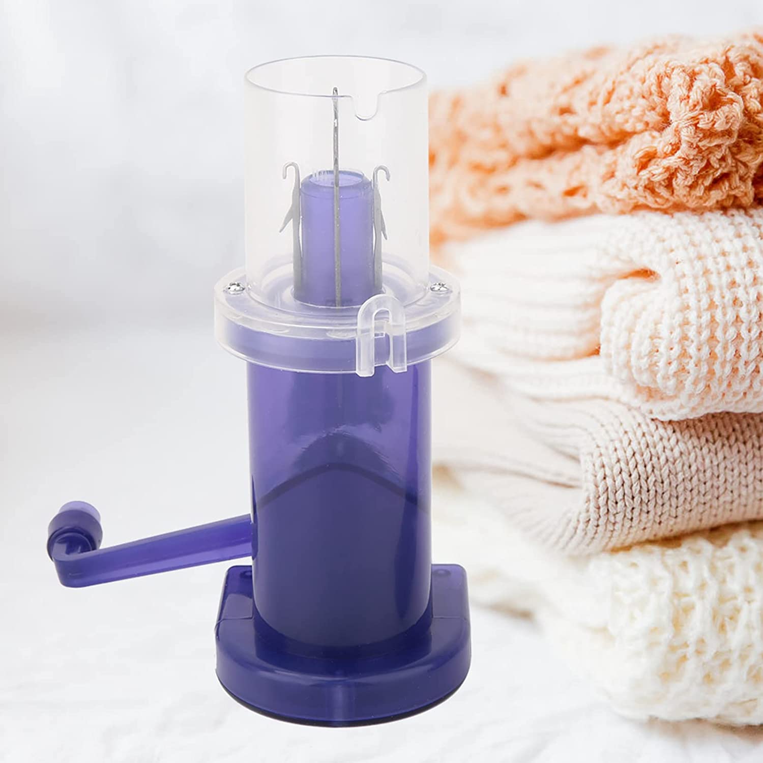 FXYHandoperated Knitting Machine,Easy Weaver Knitting Tool Hand Spool