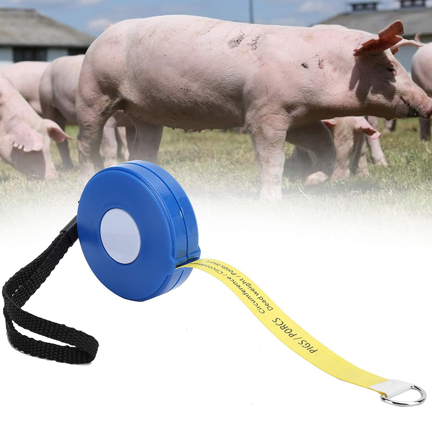 FXYHorse Weight Tape, Horse Measuring Stick, Goat Tape Retractable Pig