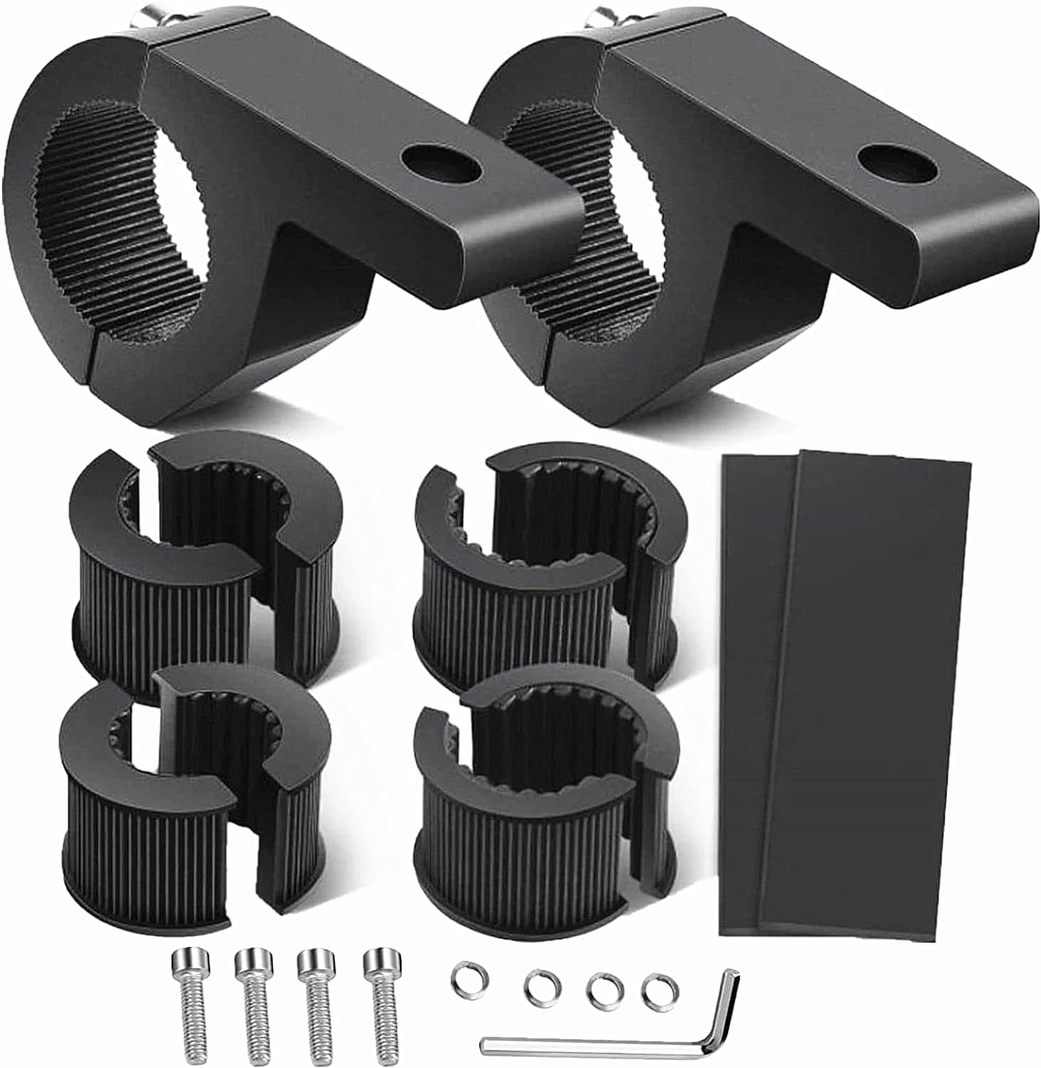 FXYLED Light Bar Horizontal Bar Clamp Mounting Kit 0.75”, 0.875”, 1.125