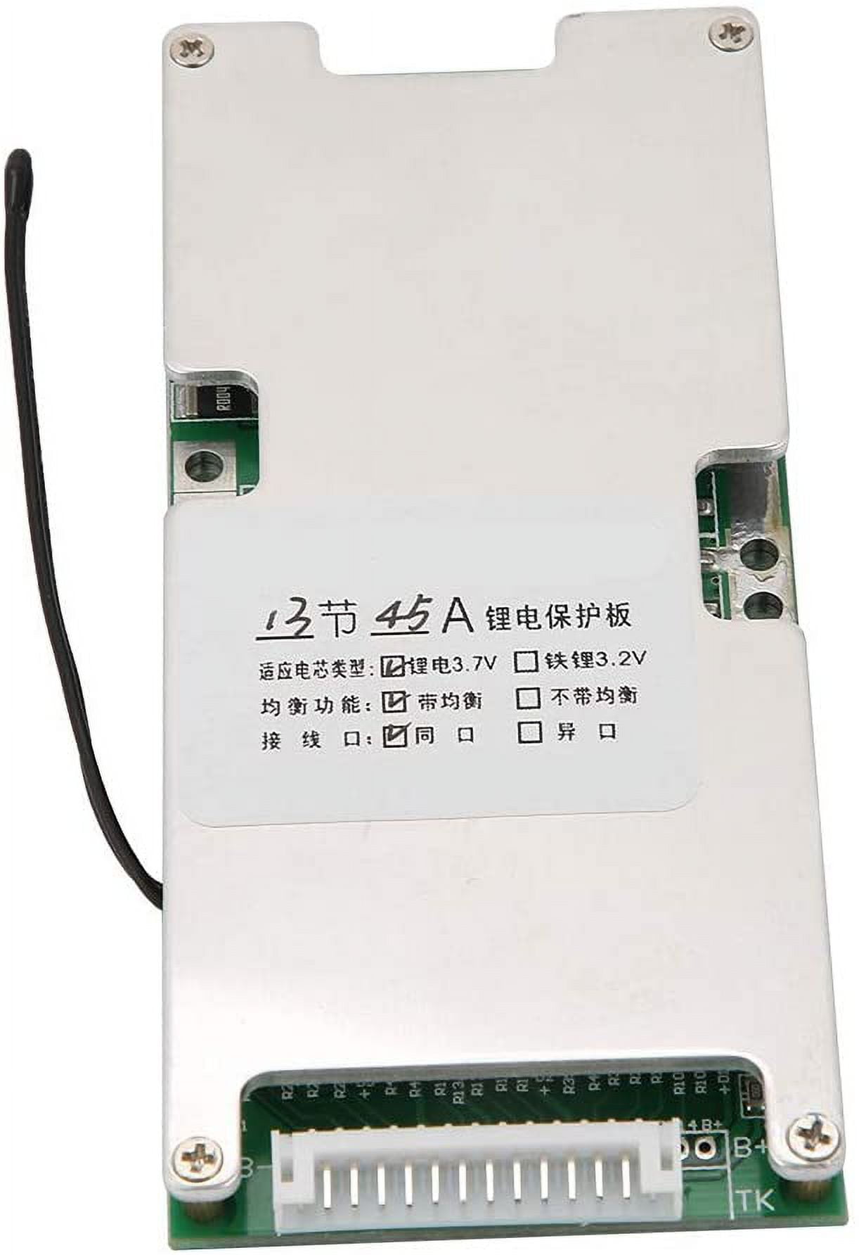 FXYLi ion Cell Board, 13S 45A Lithium Battery BMS PCB Board with