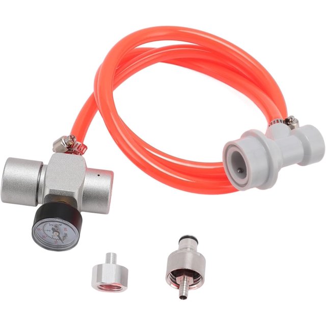 FXYMini Keg Regulator Automatic Stainless Steel Coffee Soda Keg CO2