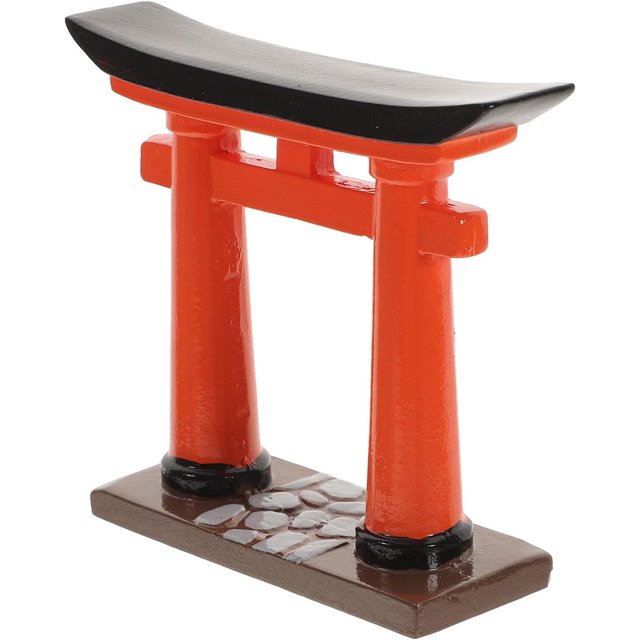 FXYMiniature Torii Gate Miniature Red Japanese Shinto Torii Gate Shinto