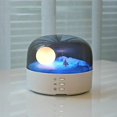 FXYMoon Music Atmosphere Light, Rechargeable Moon Night Lamp, LED
