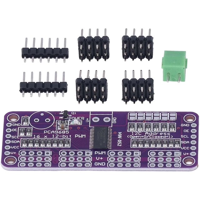 FXYMotor Driver 2.3V to 5.5V 16 Channel 12 Bit IIC PCA9685 DIY