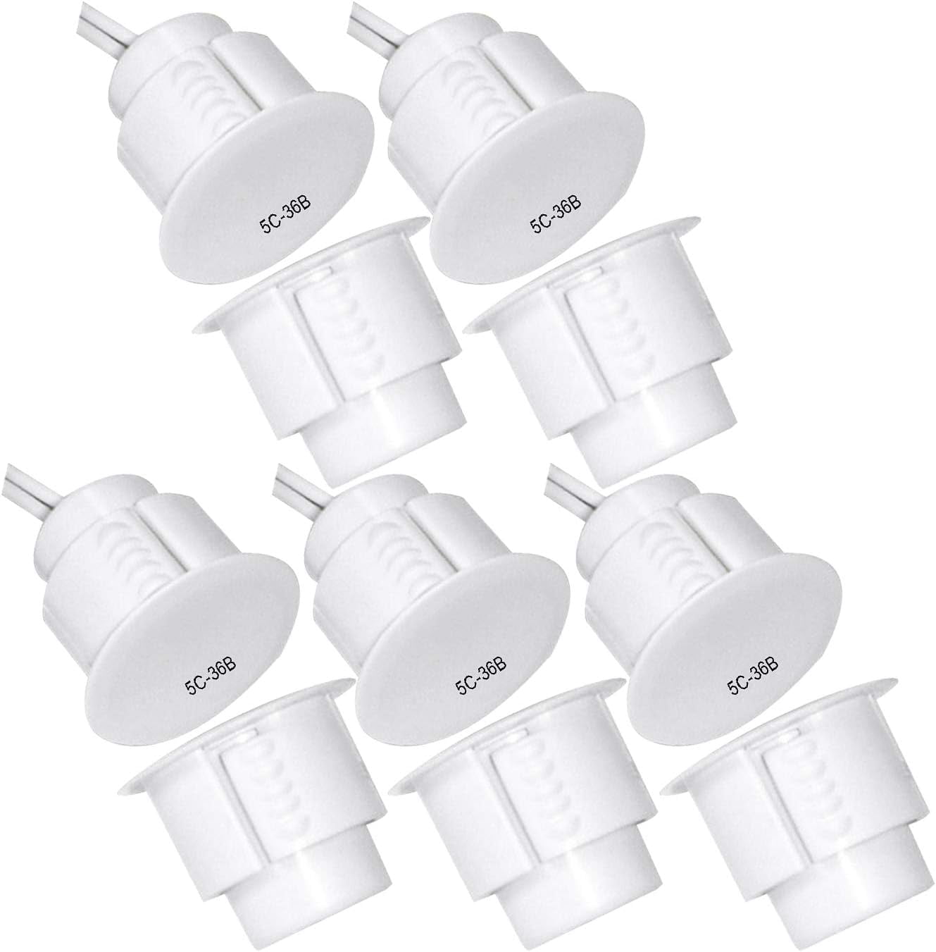 FXYNC Steel Door Contact Reed Switch Alarm Flush Mounted for