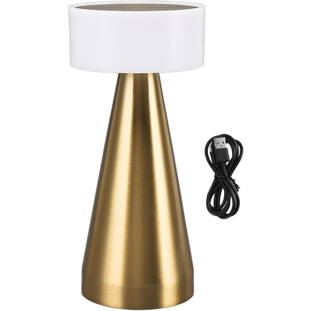 FXYRechargeable LED Table Lamp 3 Color Modes, Stepless Dimming