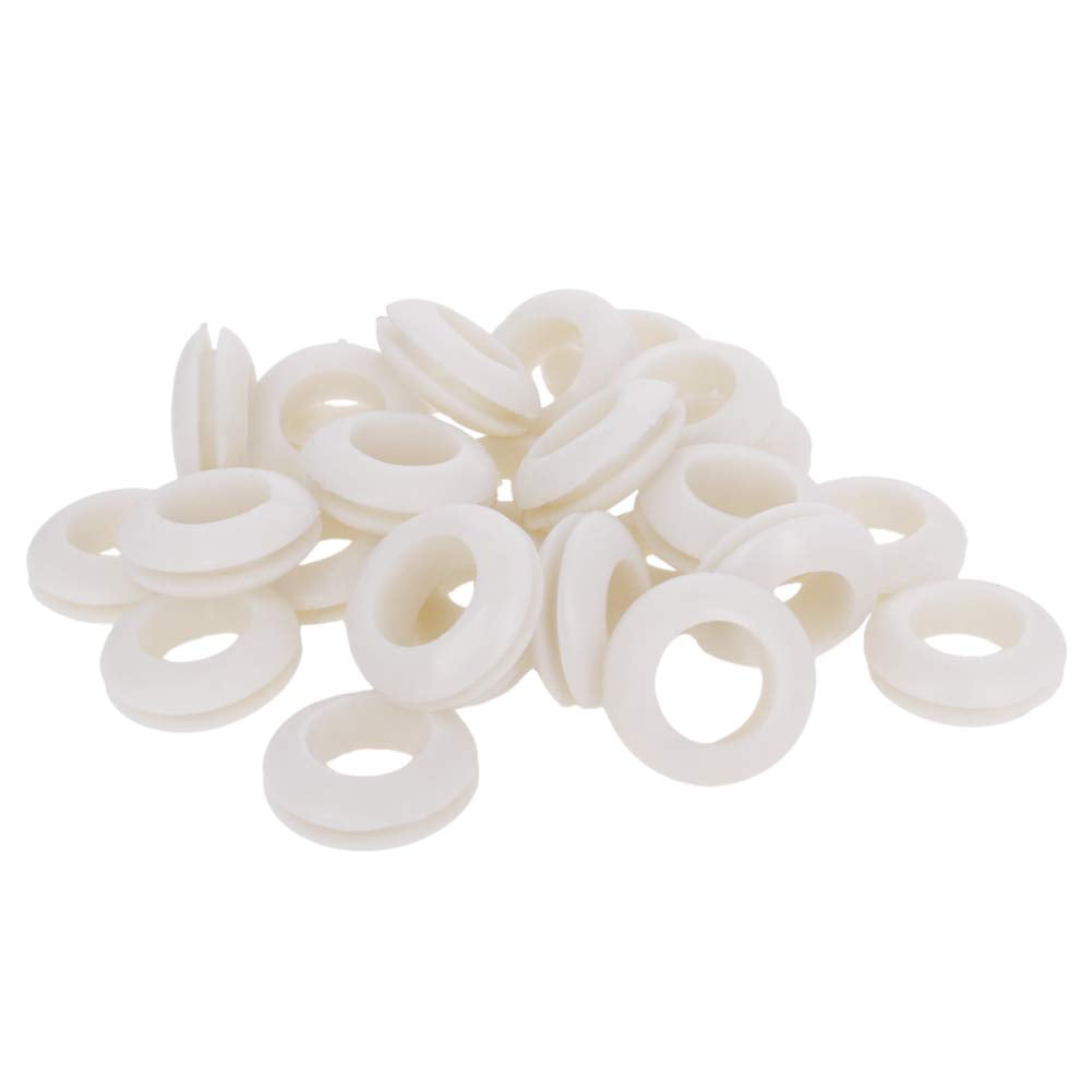 FXYRubber Grommet 50Pcs 14mm Inner Dia Oil Resistant Armature Rubber