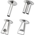 FXYStainless Steel Jerky Gun Nozzles, Sausage Maker Nozzles 4Pcs