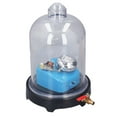 FXYVacuum Bell Jar, Glass Vacuum Bell Jar with Base Vaccum
