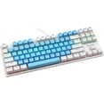 FXYWired 87Key Mechanical Gaming Keyboard Rainbow Backlit Keyboard for