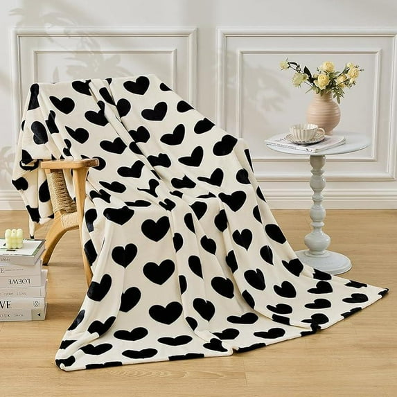 FY FIBER HOUSE Checkered Flannel Fleece Throw Blanket Soft Cozy ...