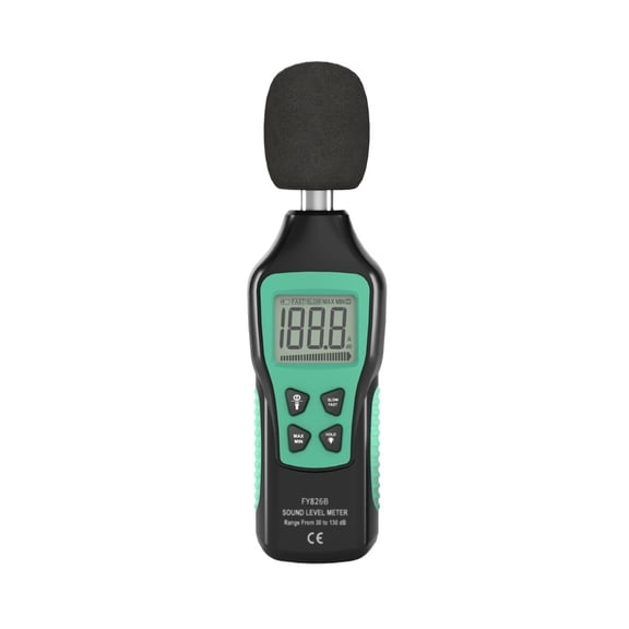 FY826B Digital Sound Level Meter Level Meter Sound Meter 30-130dB Decibel Meter Portable Noise Meter