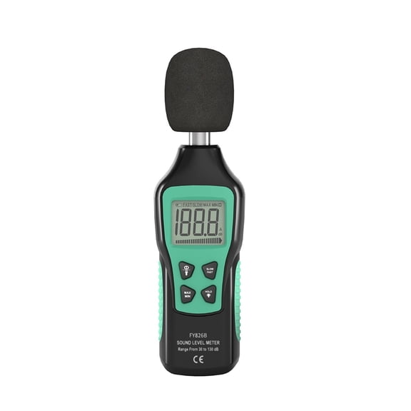 FY826B Noise Meter Digital Sound Level Sonometro Measuring Meter Level 30-130dB Decibel Meter Portable