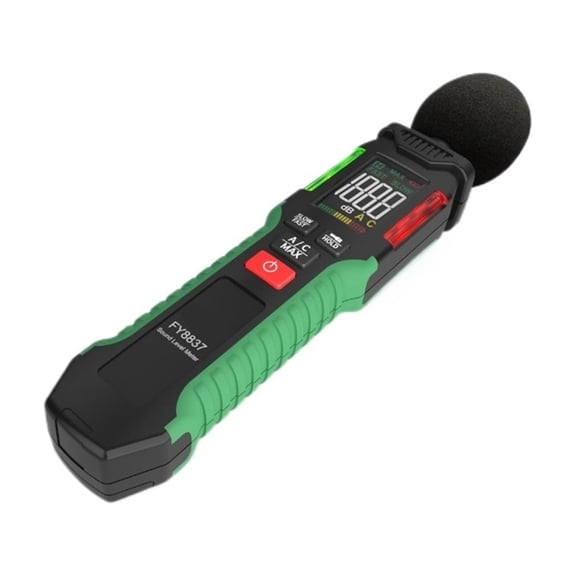 FY8837 Sound Level Meter Portable Decibel Meter A And C- Weighted Noise Detector 30-130DB Mini Decibel Monitoring Devic