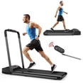 thumbnail image 1 of FYC 2.25HP Under Desk Treadmill - 2 in 1 Folding Electric Treadmill 220LBS Weight Capacity Slim Walking Smart Treadmill with Remote Control for Home Office, 1 of 6