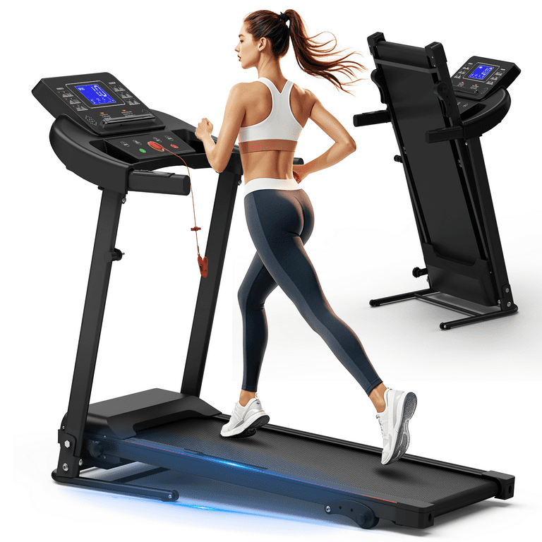 FYC Foldable Treadmill Fitness Machine with Bluetooth, LCD