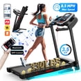 thumbnail image 1 of FYC 3.5HP Folding Treadmill with Incline, 330 LBS Capacity, Bluetooth Speaker & APP Control, 12 Programs Home Exercise, 1 of 8