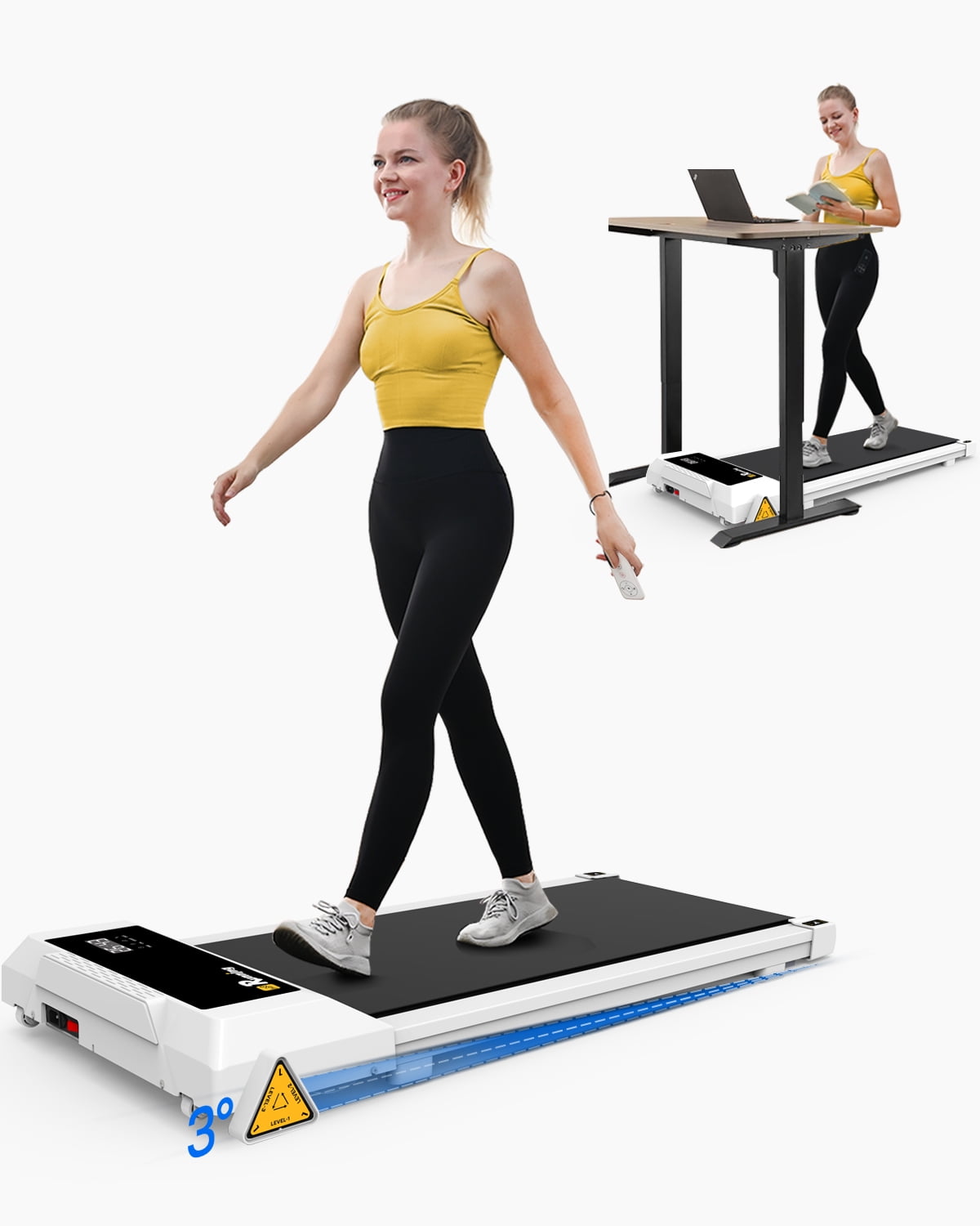 FYC 2.5HP Under Desk Treadmill with Remote
