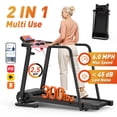 thumbnail image 1 of FYC Foldable Treadmill for Seniors Fitness Recovery with Side Rails, 2 in 1 Exercise Treadmill with Handrails, 300 lbs Capacity, 1 of 9