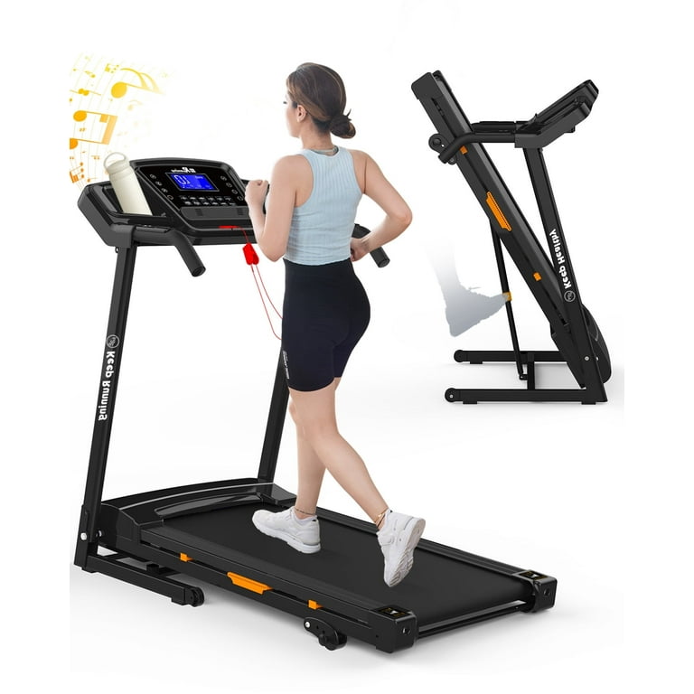 FYC Folding Treadmill for Home with Incline Bluetooth 3.5HP 330lb Weight Capacity Portable Electric Treadmill for Home Gym Exercise Running Walking