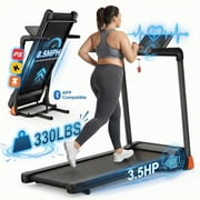 FYC 3.5HP Folding Treadmill with Incline, 330 LBS Capacity, APP Control, 12 Programs Home Exercise