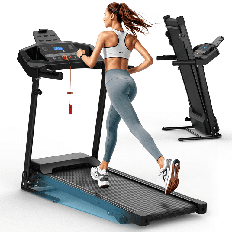 FYC Folding Treadmill with Incline, Portable Mini Treadmill for