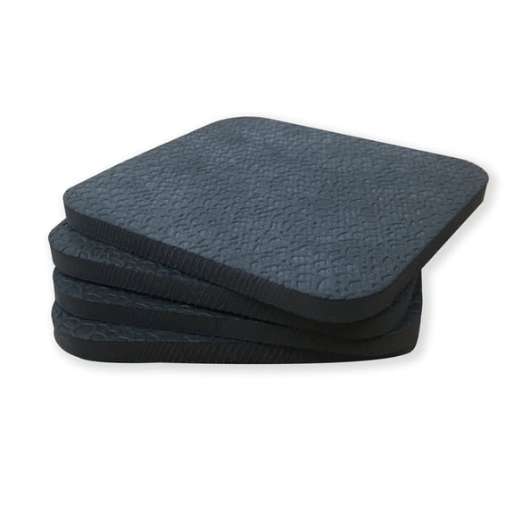FYC Treadmill Pad Mat EVA Exercise Machine Pad Mat Shock Absorption Noise Reduction Silent Operation Floor Protection, 4 Pieces
