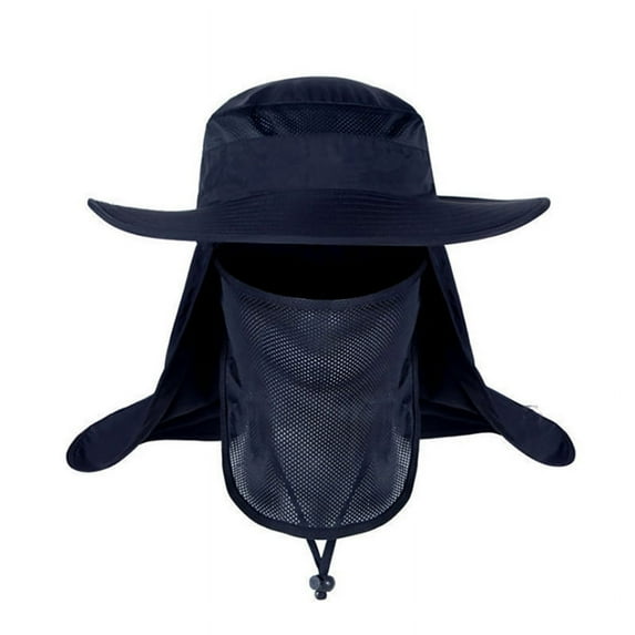 FYCONE Outdoor Summer Sun Hat, Fashion UV Protection Wide Brim Bucket Hat for Women Men Neck Face Hiking Traveling