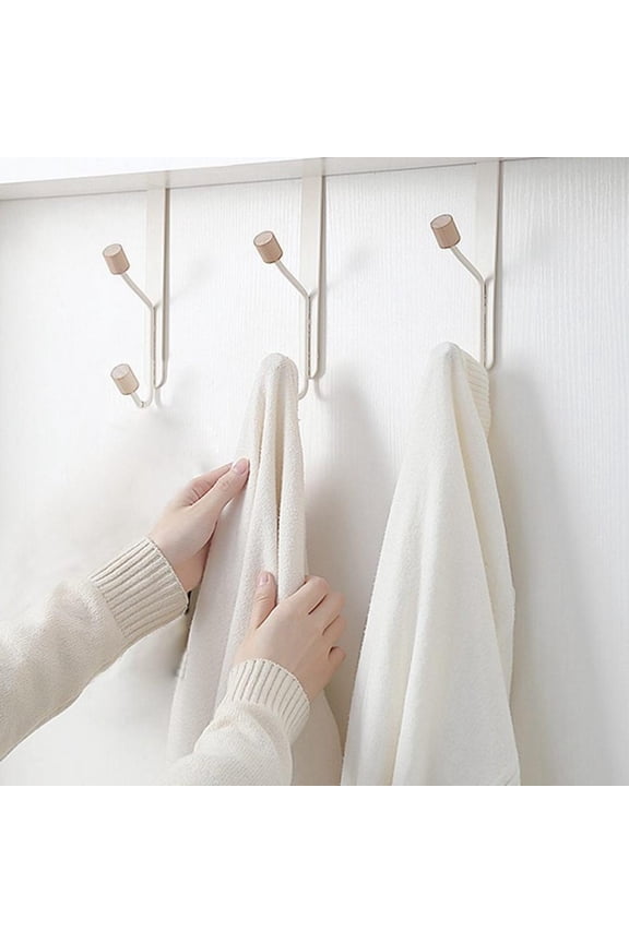 Over the Door Heavy Duty Organizer Rack with to 2 Hooks, 2 in