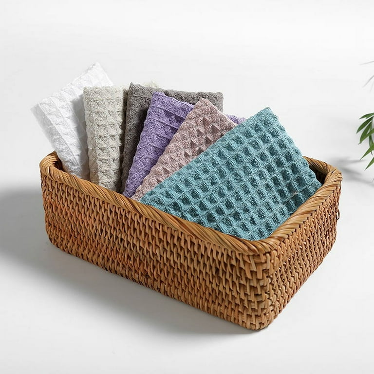 10-Pack: Absorbent 100% Cotton Kitchen Dish Cloths 12x12 Face Wash Cloth  Assorted Colors, 1 unit - Fry's Food Stores