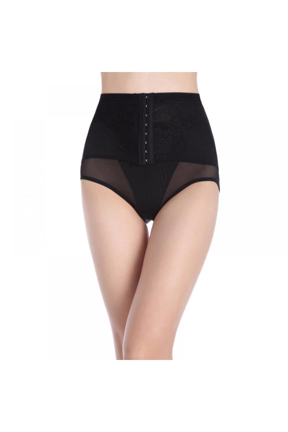 Postpartum Underwear for Women - C-Section High Waist Girdle Panty with Adjustabe Belly Wrap Tight Legging
