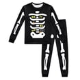 thumbnail image 1 of FYDUU Baby Boy Clothes Suits Boys Outfits Sets Long Sleeve Round Neck Pajama Set Halloween Print Comfortable Indoor Wear For Toddler Kids,Black,4-5 Years, 1 of 5