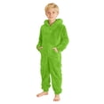 thumbnail image 1 of FYDUU Baby Boy Romper Onesie Boys Hooded Romper Jumpsuit Winter Warm Soft Lined Pajama Outfit For Toddler Kids Playwear 7-8 Years, 1 of 5