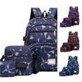 thumbnail image 1 of FYDUU Backpack for Boys 3Pcs Cool Fashion School Backpack with Lunch Box & Pencil Case for Kids Bookbag Casual Schoolbag Daypack, 1 of 3