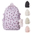 thumbnail image 1 of FYDUU Backpack for Teen Girls Lightweight Bow School Bookbag Kids Casual Daypack Large Capacity Fashion School Bag Bookbag, 1 of 4