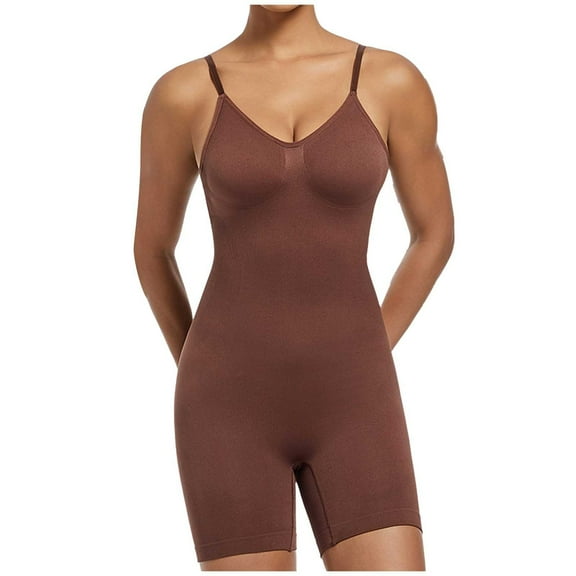FYDUU Bodysuit Shapewear For Women Seamless Body Shaper Tummy Control Lifter Backless Bodysuit Thigh Full Body Shaper Body Shaper Activewear