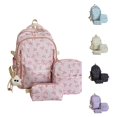 thumbnail image 1 of FYDUU Bow Backpack for Girls School Bag 3 Piece Backpack Set Bookbags with Lunch Box Pencil Case for Everyday Back to School Supplies, 1 of 5